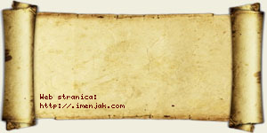 Milena Stojmenović vizit kartica